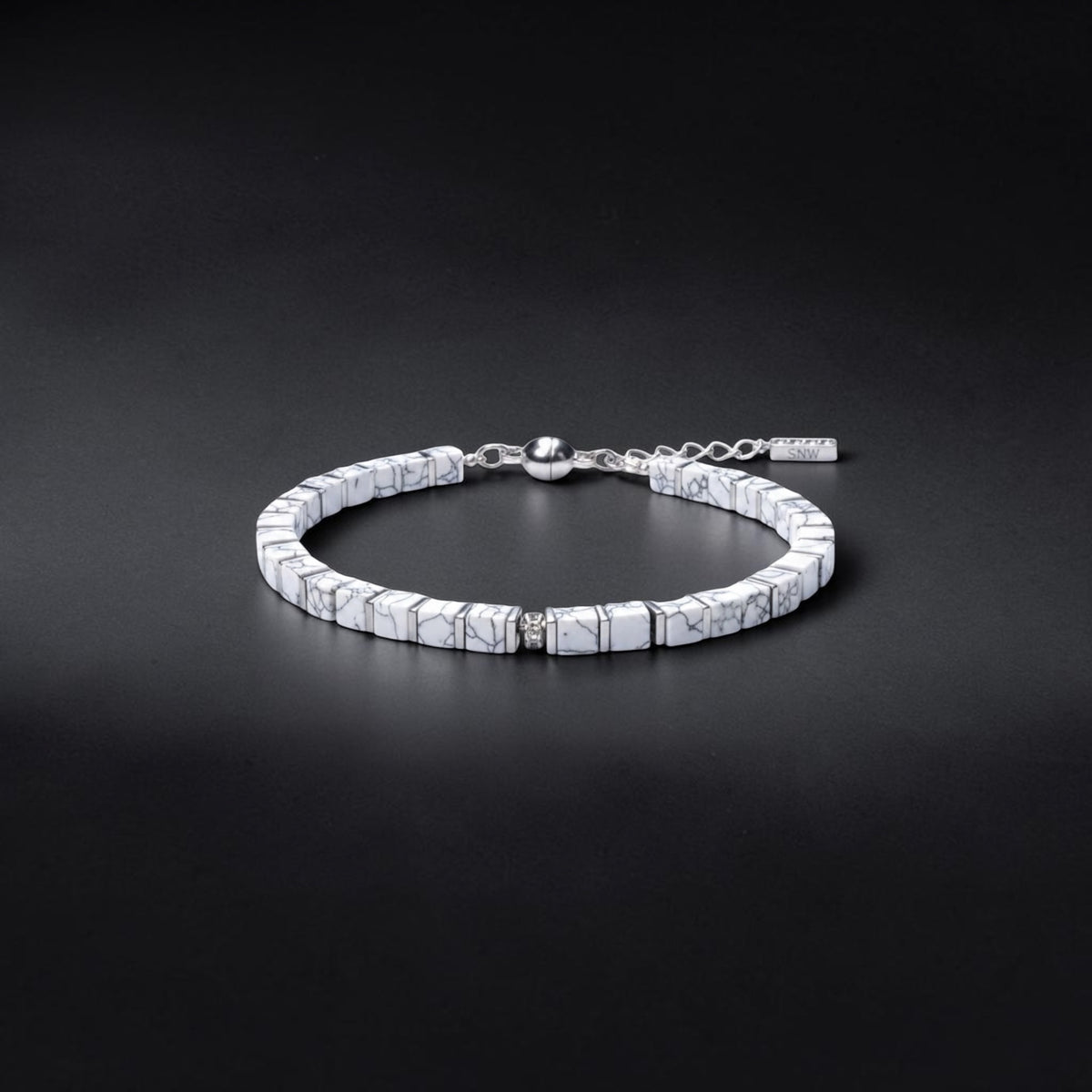 Howlite Cube