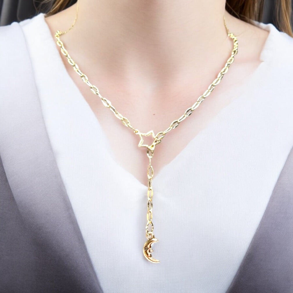 Modern Celestial Necklace