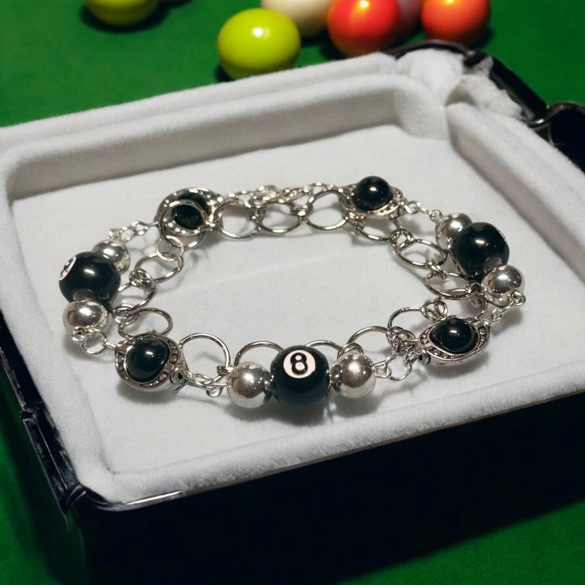 Unisex 8 Ball Bracelet