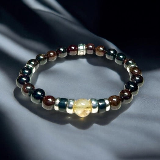 Garnet and Citrine