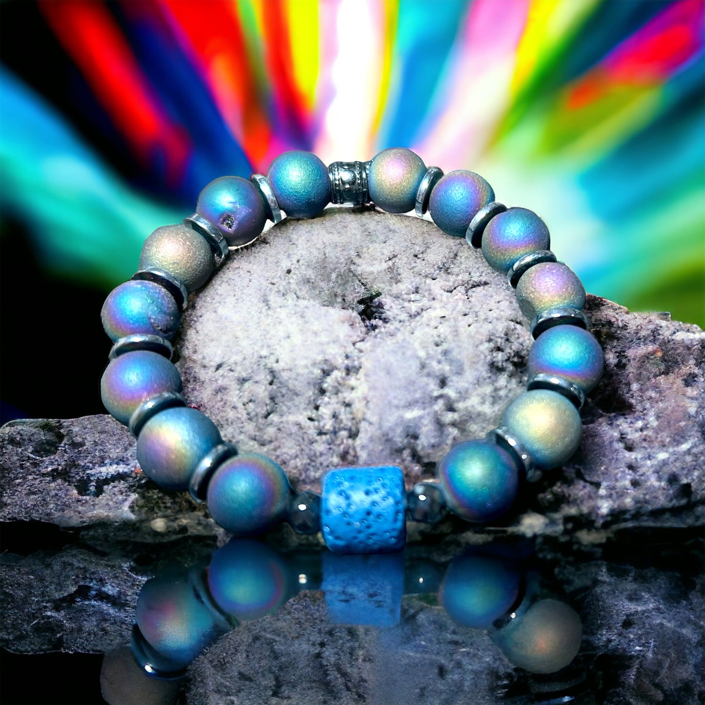 Peacock Druzy