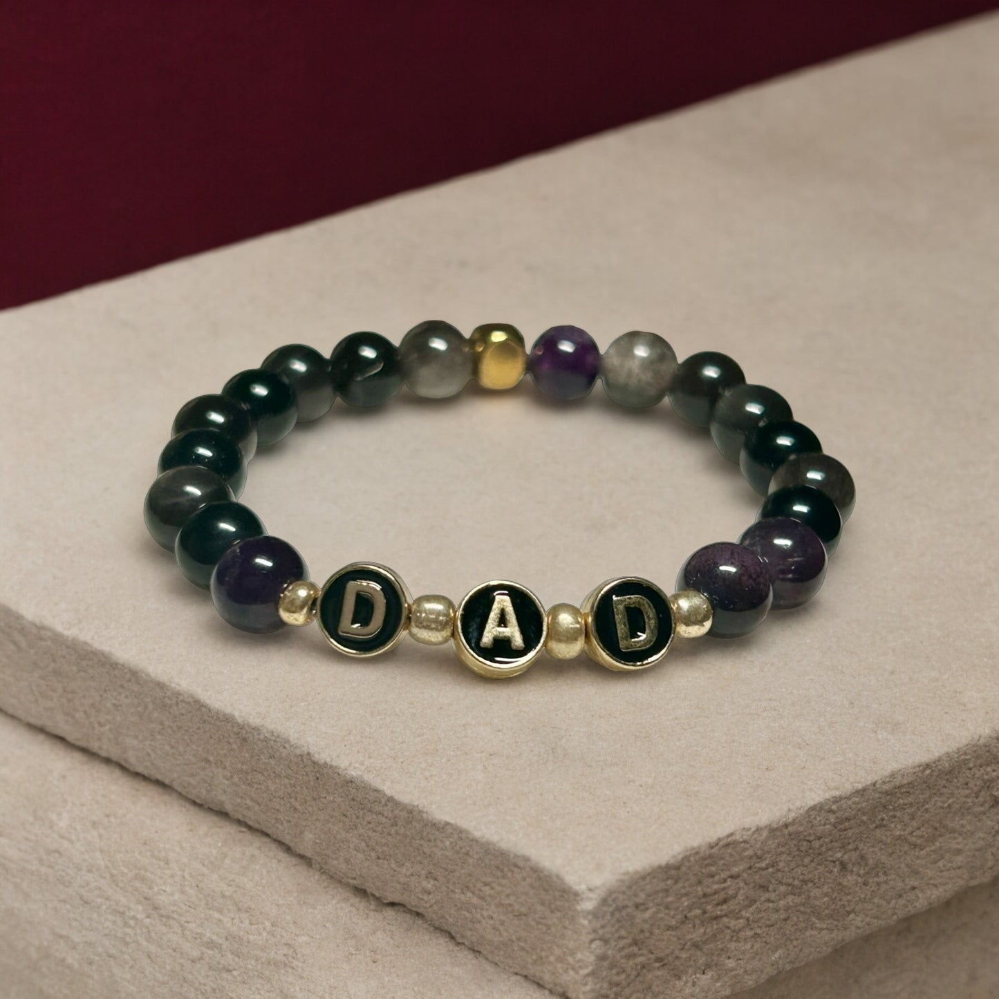 Silver Obsidian “DAD”