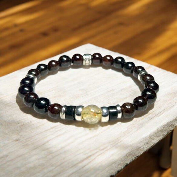 Garnet and Citrine