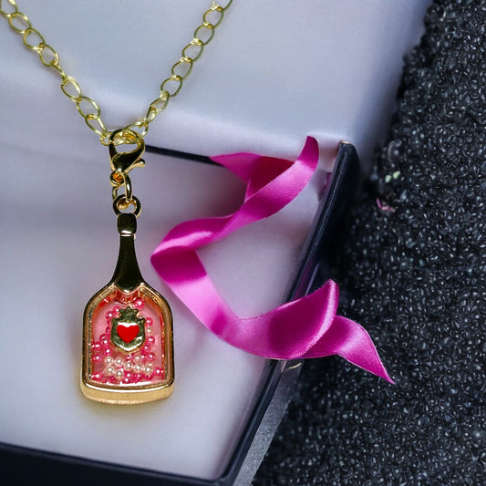 Champagne Bottle Pendant