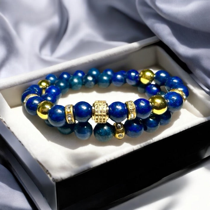 Contemporary Lapis Lazuli Wrap