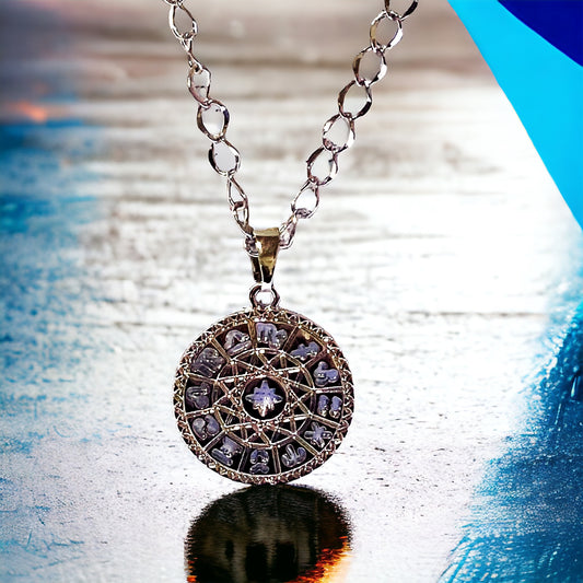 Men’s Round Zodiac Pendant