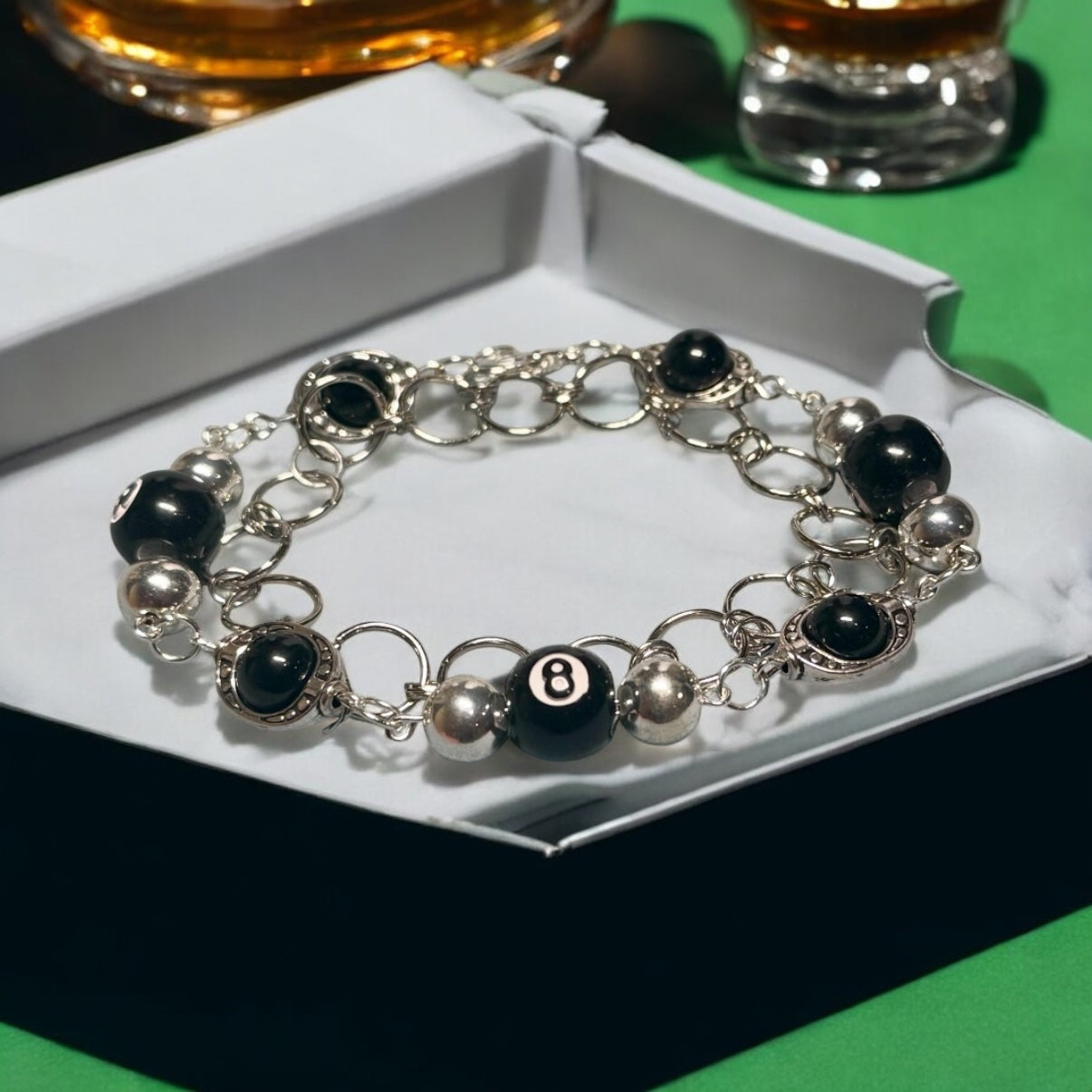 Unisex 8 Ball Bracelet